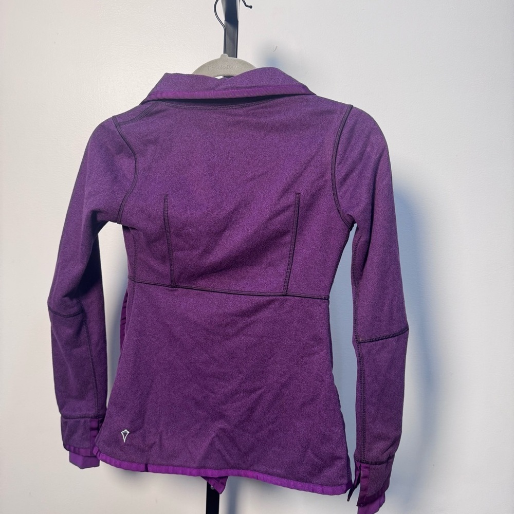 Ivivva Purple Fleece Jacket girl size 8